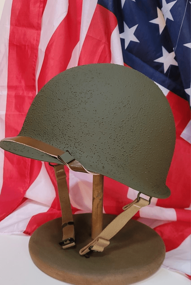 Original WW2 Swivel Bail McCord M1 Helmet and liner